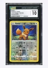 Pokemon CGC 10 GEM MINT Eevee Reverse Holo 2020 130/185 Vivid Voltage English