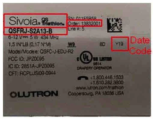 全新 Lutron Sivoia QS 铁人三项滚轮灯罩 - 宽 34 3/4 高度 62 织物-BN903- — 第 2/3 张图片