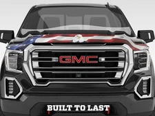 American Flag BugFlector Protect Bug Shield Deflector for 19-26 GMC Sierra 1500