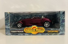 Coche modelo diecast American Muscle Plymouth Prowler rojo ERLT coleccionables 1:18