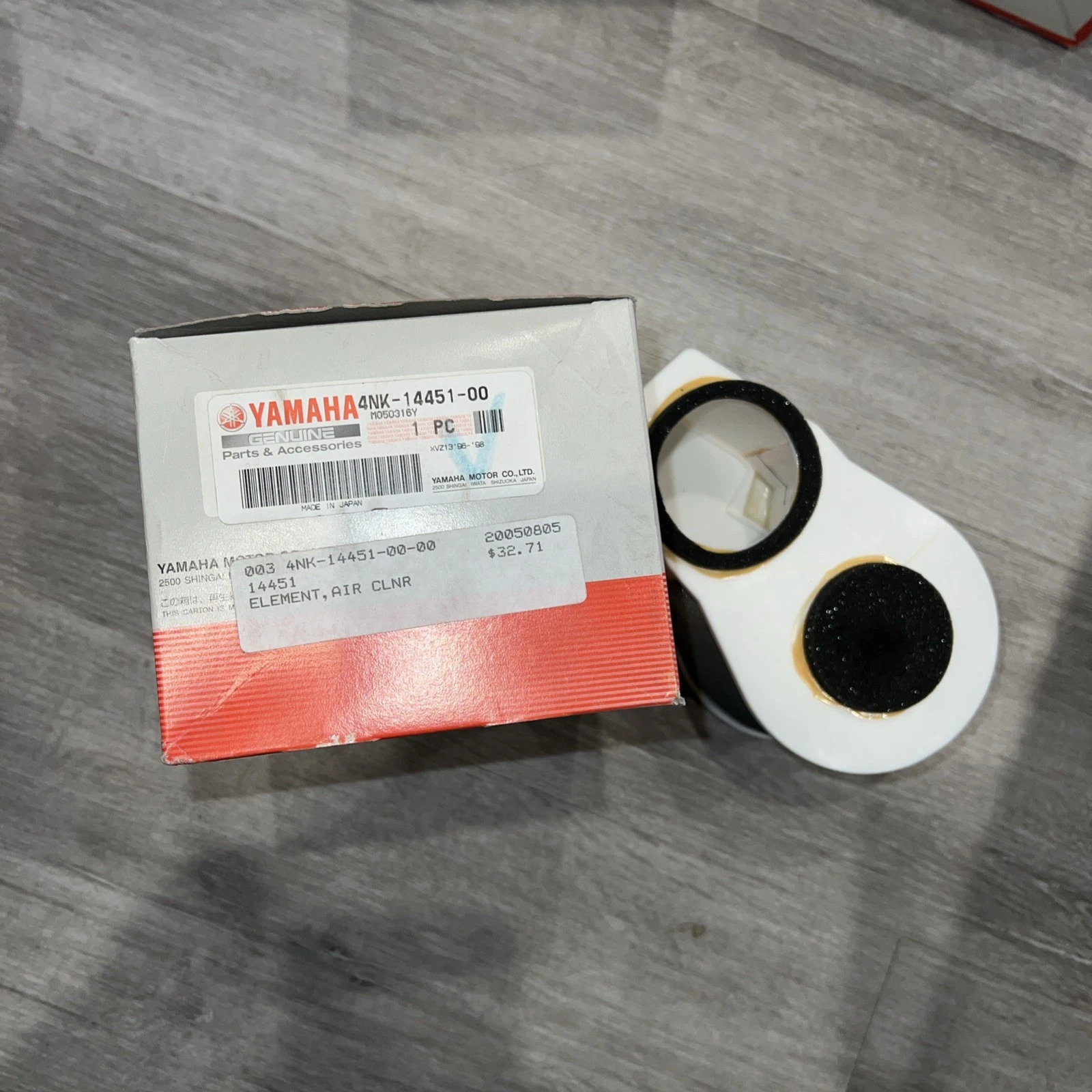 GENUINE YAMAHA AIR FILTER ASSEMBLY XVZ1300 ROYAL STAR 1996-2002 TOUR CLASSIC