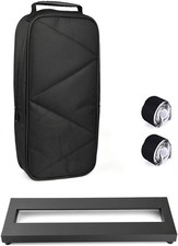 Pedal Board for Guitar Bass Effects Pedal Small Mini Pedalboard with Carry Bag,