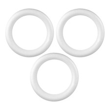 3Pcs Foam Wreath Form Circles for Christmas DIY Crafts Home Decor