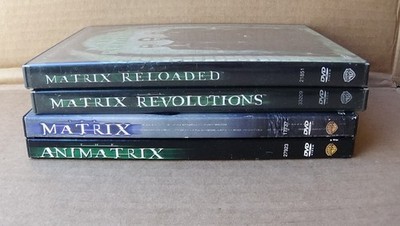 The Matrix 4-DVD Lot: Matrix, Reloaded, Revolutions, Animatrix