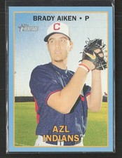 2016 Topps Heritage Minor League #18 Brady Aiken Blue #/99