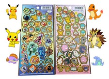 Pok mon Pikachu stickers made in Japan New 2 sheet