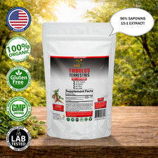 Tribulus Terrestris Extract 96 Saponins Puncture Vine Organic Non GMO 100g