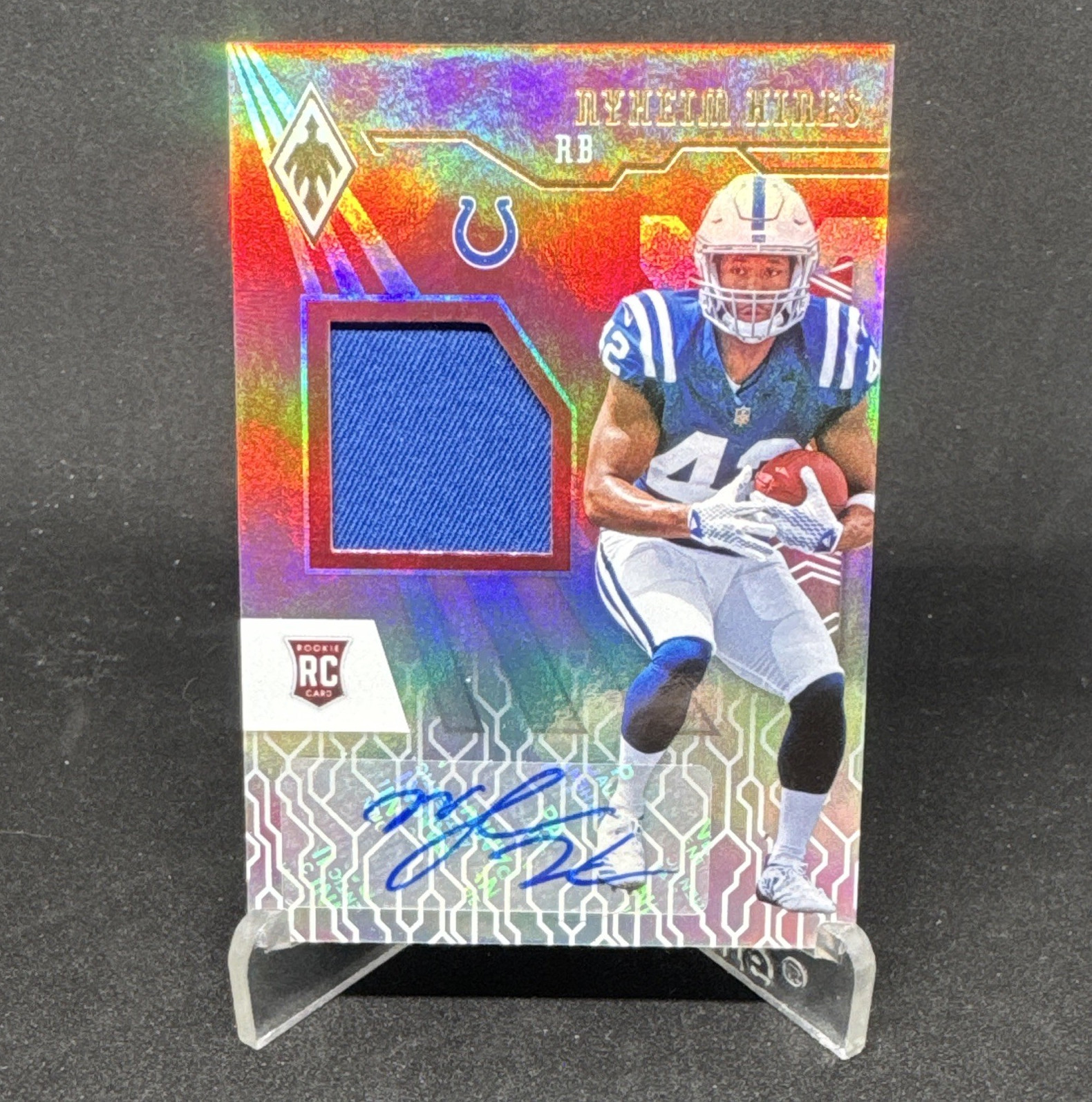 Nyheim Hines Panini Phoenix Rps Rookie Jersey Autograph #NH Base