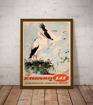 Poster-Poster SAS Skandinavia Storks