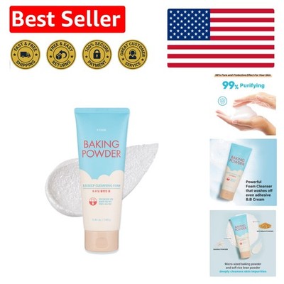 Natural Deep Cleanser: Baking Powder B.B Foam for Oily/Combination Skin, 5.64oz