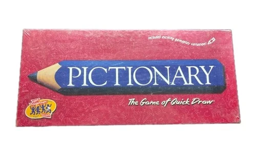 Vintage Pictionary 1993- 1997 Edition SEALED Milton Bradley Board Game