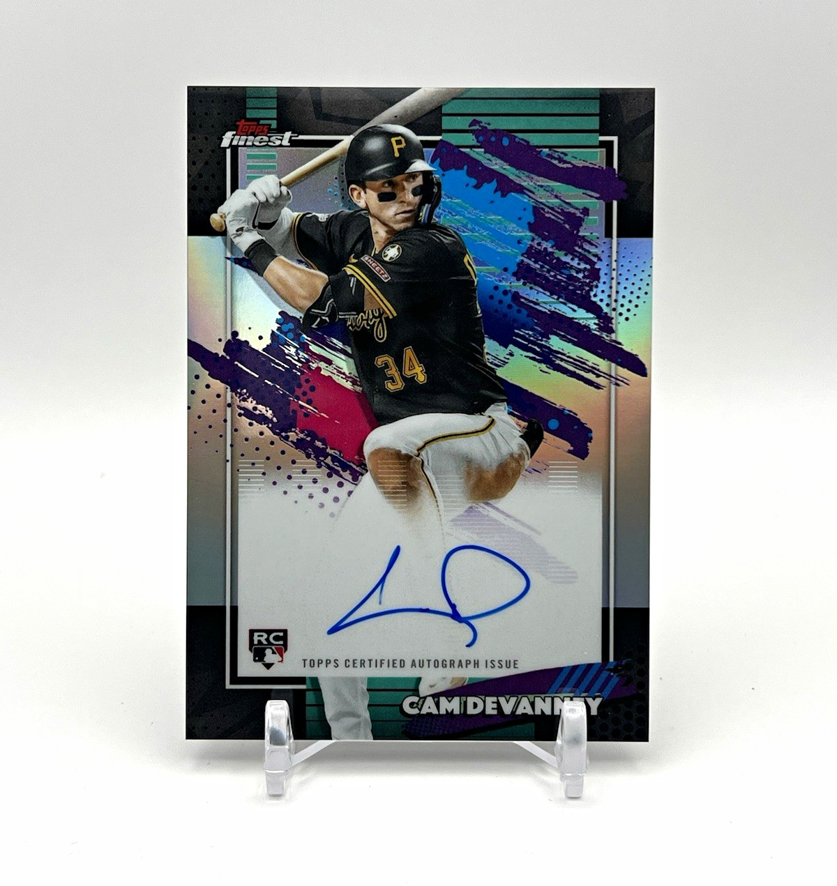 2026 Topps Finest Cam Devanney Finest Autograph Refractor #FA-CAD Pirates Rookie