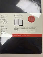 Moleskine Subject Cahier Journal, XL, Black/Red 7.5 X 9.75 New Sealed