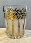 Set of 8 Vintage Rocks Whisky MCM Washington Glasses Gold Barware Pasinski — photo 2