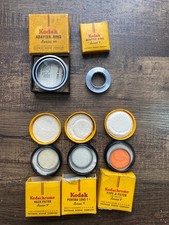 Assorted Lens Filters  Rings Kodak - Lot of 5