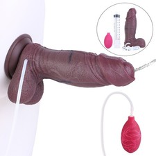 Squirting Ejaculating Dildo Realistic Suction Cup Penis Anal for Women Sex Toys