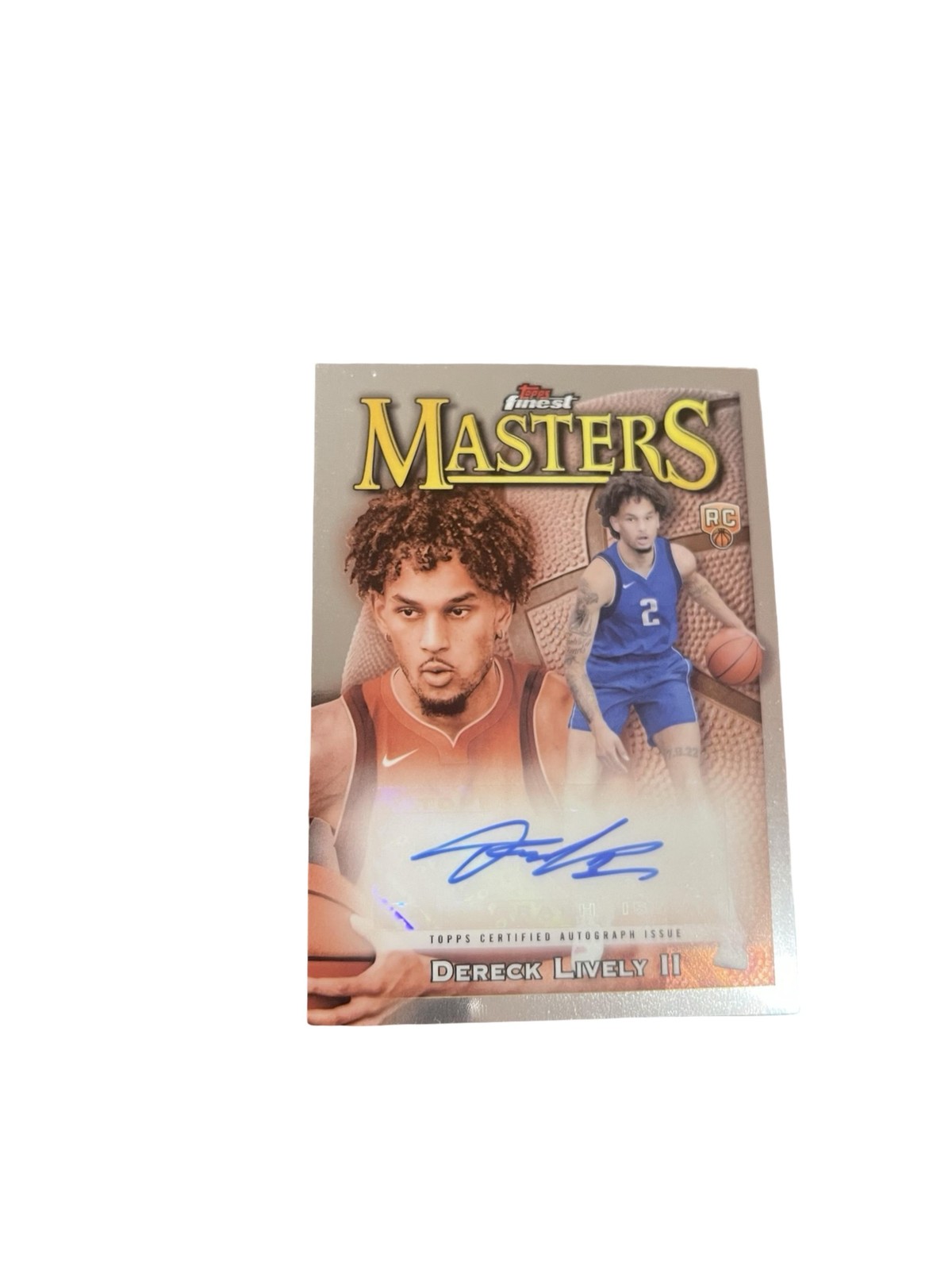 2023-24 Finest #MA-DL Dereck Lively II Masters Autographs