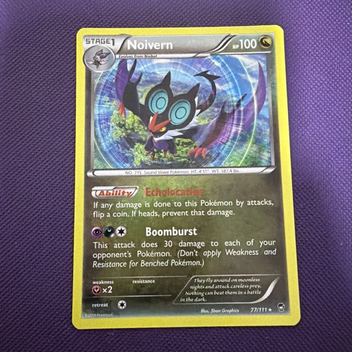 Pokemon Noivern 77/111 XY - Furious Fists Holo