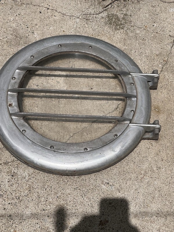 Boat Ship Porthole Vintage Modern Art Parts What Are You Talking Cast Aluminum N