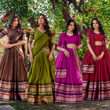 Indian New Bollywood Wedding Lengha Choli ReadyMade Party Wear Ethnic Lehenga