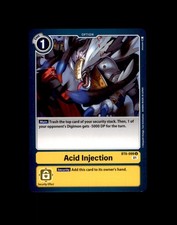 Acid Injection BT6-099 U Uncommon Double Diamond Digimon Lightly Played