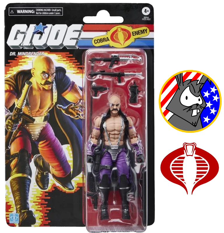 Dr Mindbender Retro Carded - GI JOE Classified Series - 6inch Hasbro Figure