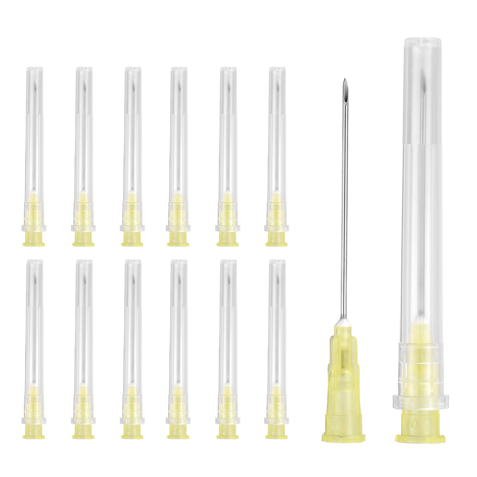 50 Pcs Dispensing Needle 20 Gauge 1.5", Stainless Steel Tips(Yellow)