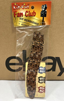 Kit-Cat Clock Fan Club VIP Membership Pack Leopard Tail Card 85th Anniversary