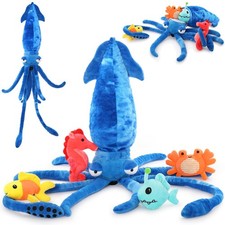 Karister 5Pcs Giant Squid Stuffed Animal 41.3