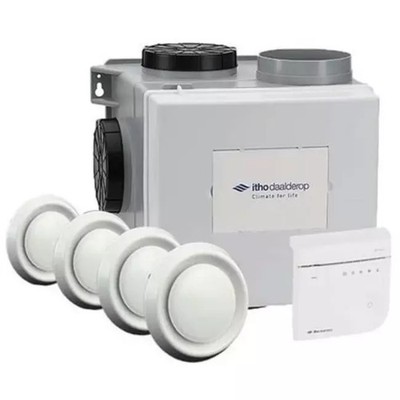 Itho Daalderop CVE-S ECO Optima Hochleistungspaket HE 415 m³/h + Feuchtigkeitsse