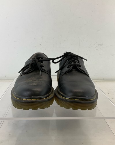 Dr. Martens "Kent" Black Leather Lace-Up Oxford Shoes 7 - Picture 3 of 8