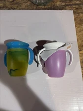  Miracle 360 Trainer Sippy Cup with Handles, Spill Proof, 7 Ounce, Trainer Cup