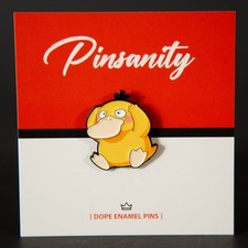 Psyduck UV Enamel Pin - Fast Shipping from USA - Brooch Pokemon UV Cute