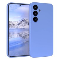 HandyhüLle FüR Samsung Galaxy S25 Silikon Back Cover Schutz Handy Tpu Case Blau