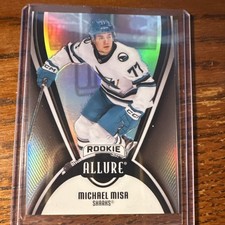 Upper Deck Allure Michael Misa Extended Rookies Rookie AR-MM Sharks NHL 2025-26
