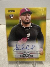 2025 Stadium Club #SCBA-AC Andrés Chaparro Base On Card Autograph Yellow Foil