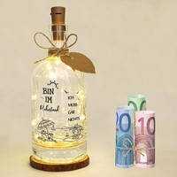 Ruhestand Geschenk Personalisiert LED Flaschenlicht FüR Frauen MäNner Oma Opa
