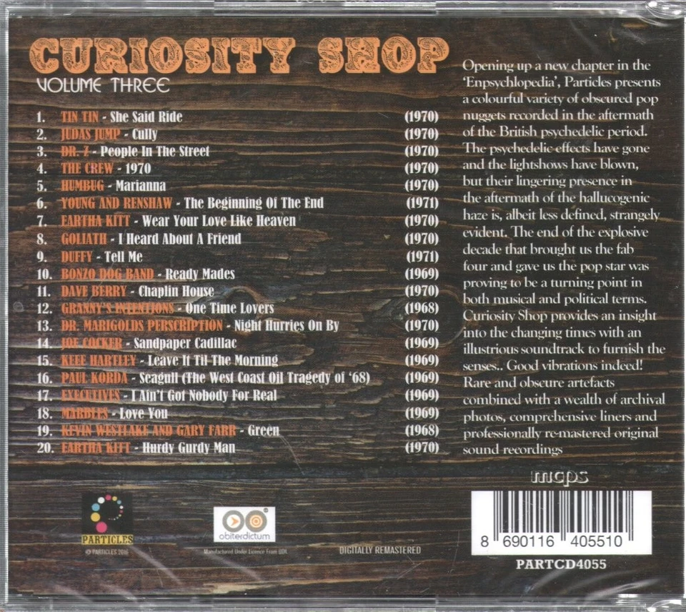 VARIOUS ARTISTS CURIOSITY SHOP VOLUME THREE (A RARE COLLECTION OF AURAL ANTIQUIT - Bild 2 von 2