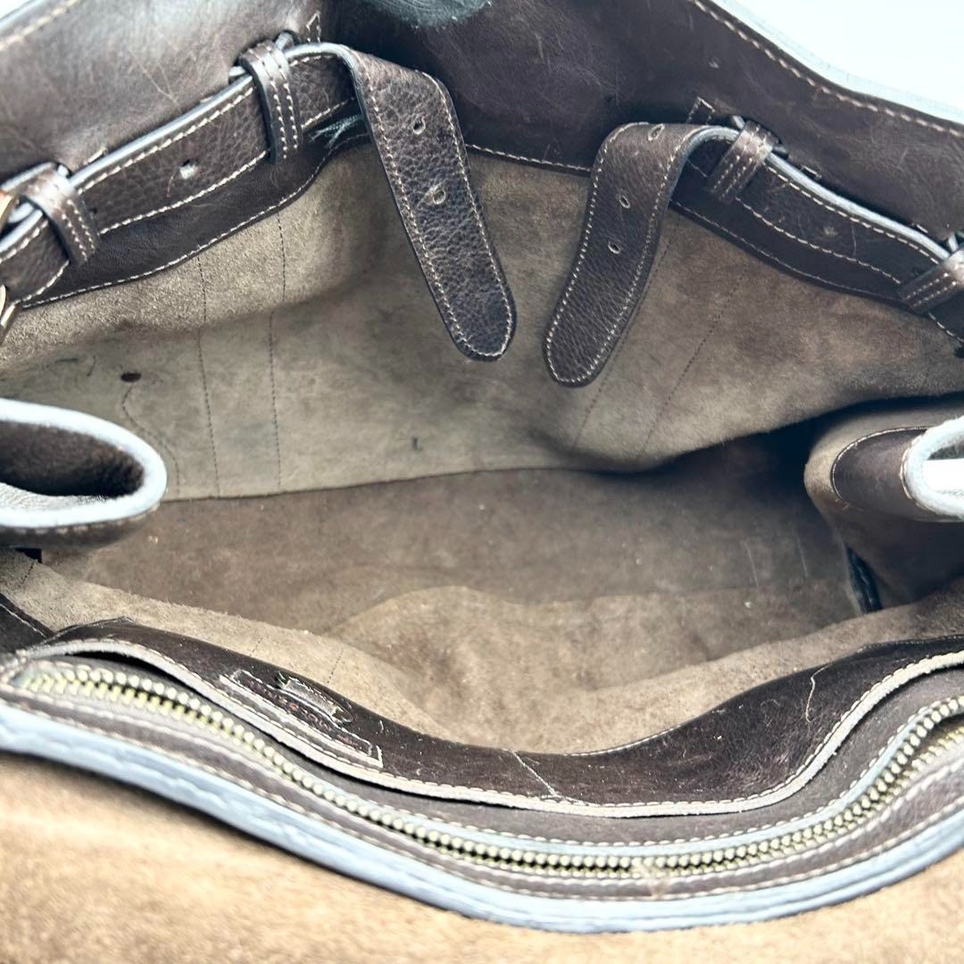 Mulberry Bayswater Tote Bag Leather Dark Brown Turnlock Flap | eBay