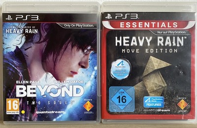 Beyond two Souls + Heavy Rain Move Edition PS3 Playstation 3 Spiel mit Anleitung