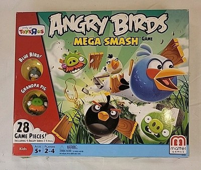 Angry Birds Mega Smash Game Toys R Us Exclusive Mattel Brand 100% Complete Rare