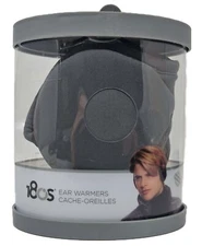 Men Ear Warmers Soft Shell Warm Winter Ear Muffs Ear Covers, Dark Shadow by 180s