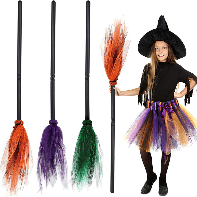 Witch On Broom Stick