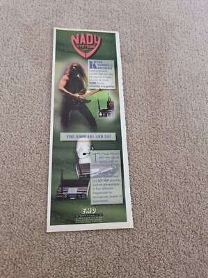 TNEWL48 WERBUNG 11X4 NADY SYSTEMS INC - THE NADY 101 AND 201