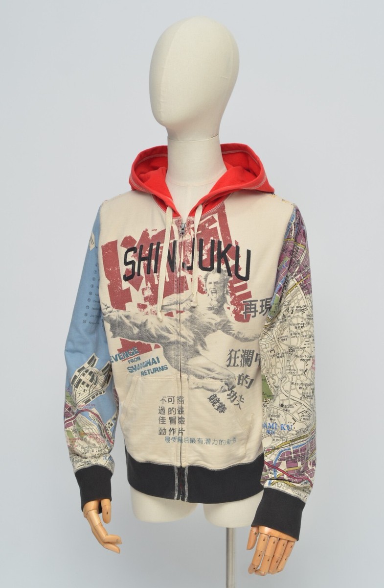 Lucky Brand Vintage Y2K Men's Multicolor Shinjuku Japan Zip Lucky Brand Vintage Y2K Men's Multicolor Shinjuku Japan Zip