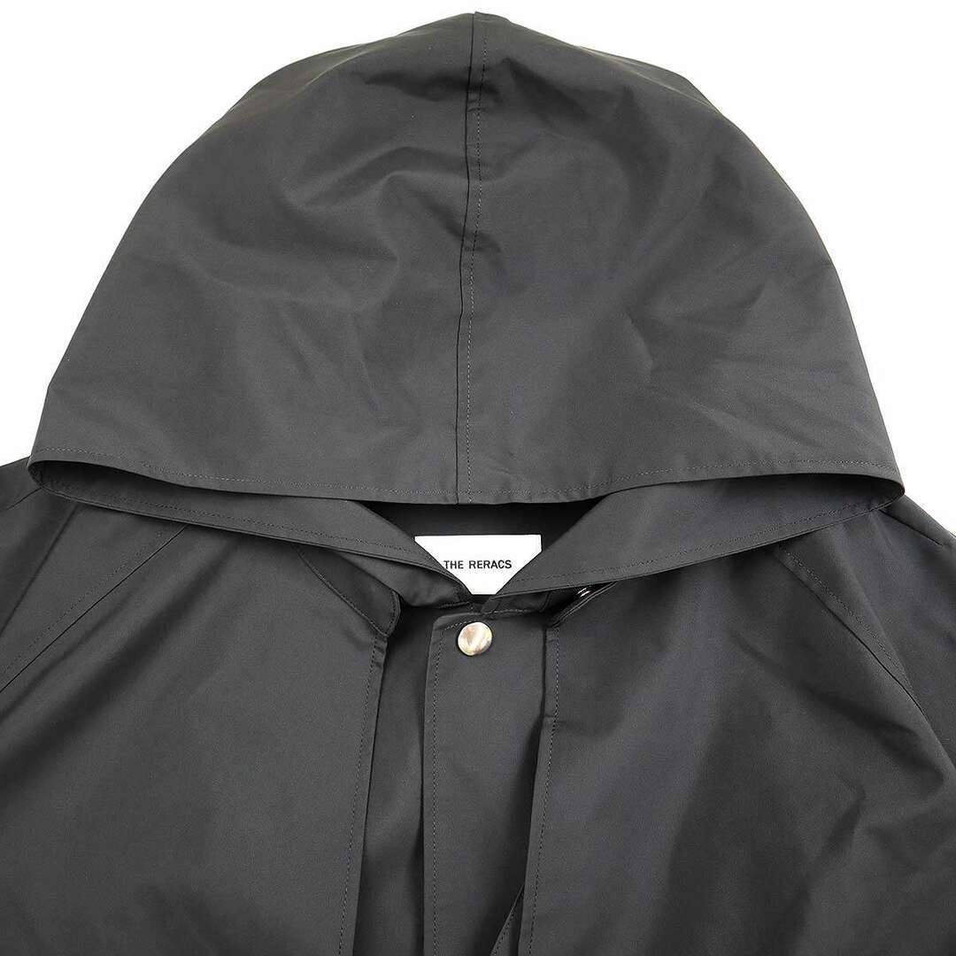 THE RERACS RELAX 24SS HOODET TRENCH COAT 24SS-RECT-405 BLACK THE RERACS RELAX 24SS HOODET TRENCH COAT 24SS-RECT-405 BLACK