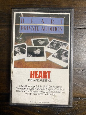 Heart - Private Audition 1982 (Audio Cassette) Epic Records TESTED