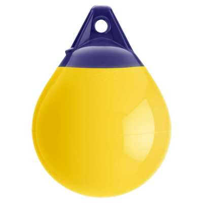Polyform A-1 Yellow Marine Buoy 11'' Diam x 15'' Tall 50-766-620