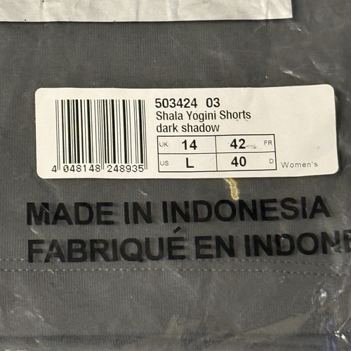 Puma Shala Yogini Yoga Short Tights UK Size 14 Dark Shadow Grey - Picture 16 of 17
