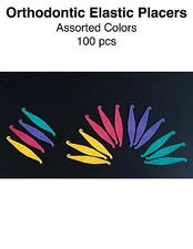 Orthodontic Elastic Placer - Assorted Colors 100 pcs